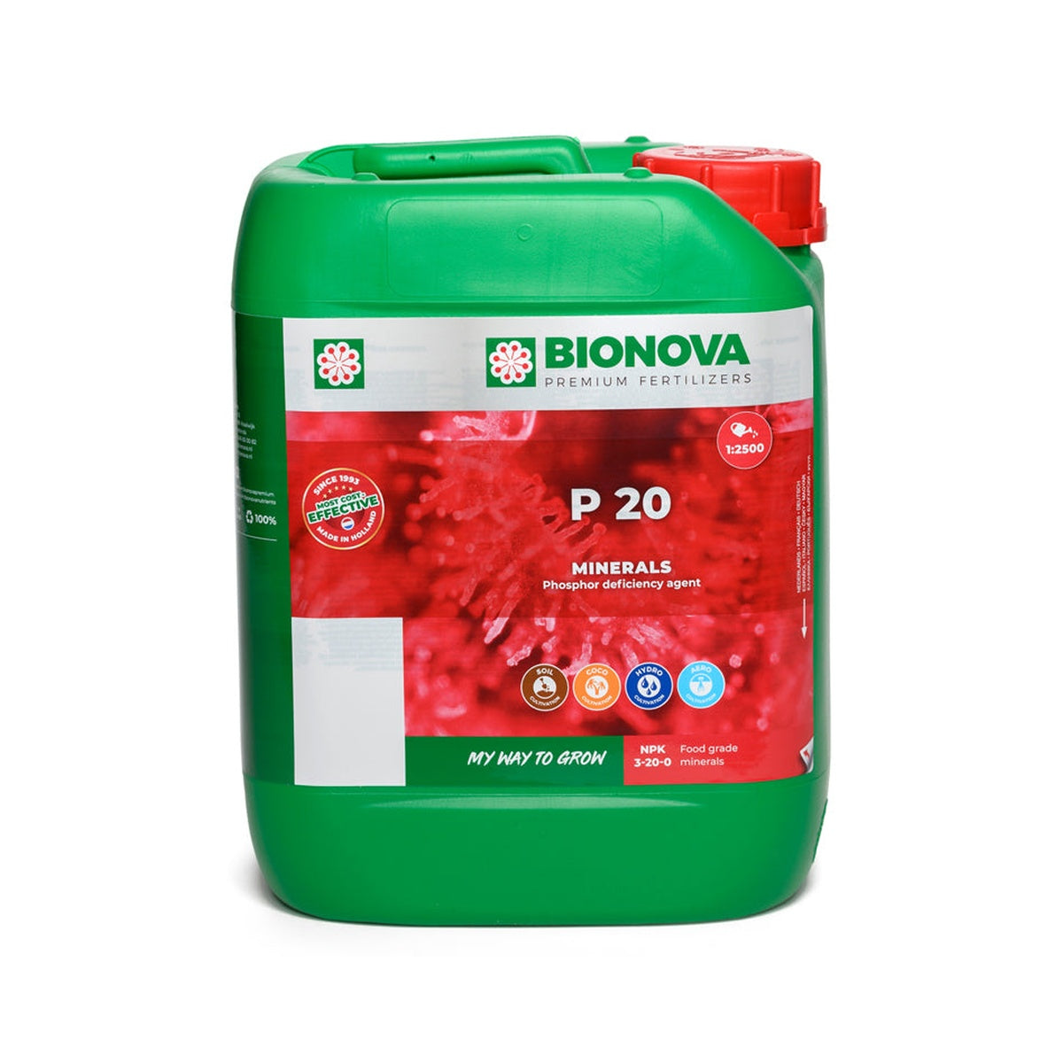 P 20 Bio Nova - vista del envase