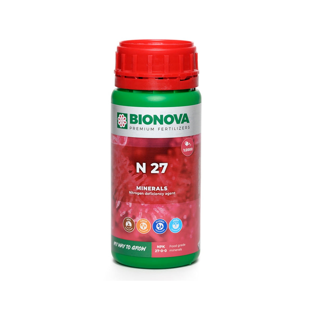 N 27 Bio Nova - vista del envase