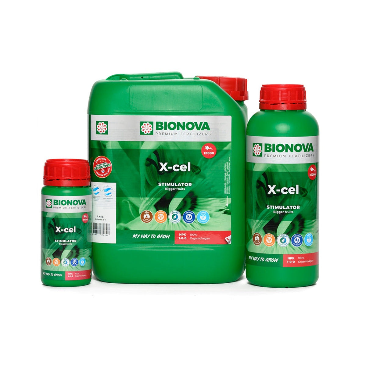 X-ceL Bio Nova - vista del envase