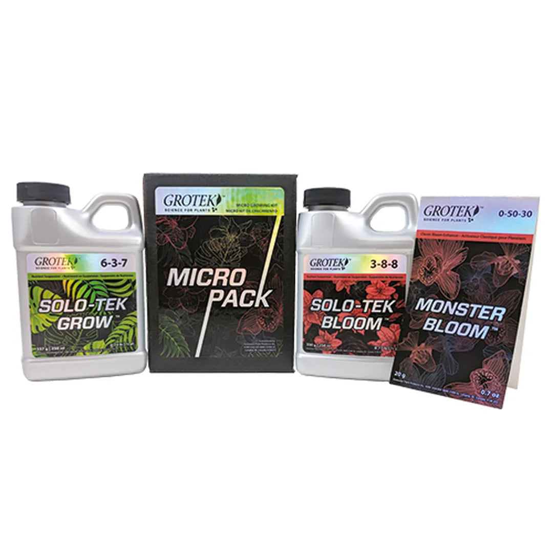 Micro Pack Grotek | Kit completo cultivo crecimiento y floración