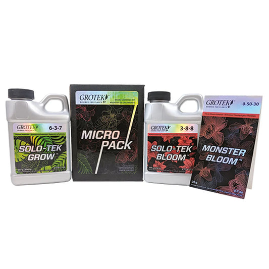 Micro Pack Grotek | Kit completo cultivo crecimiento y floración