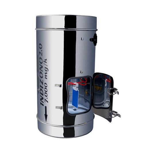 Ozonizador 250mm 7000mg/h Indizono con puerta | Eliminación profesional de olores