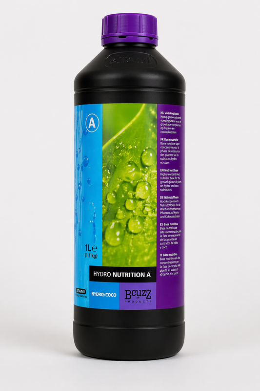 Hydro Nutrition A B’Cuzz Atami | Fertilizante Base para Cultivo Hidropónico