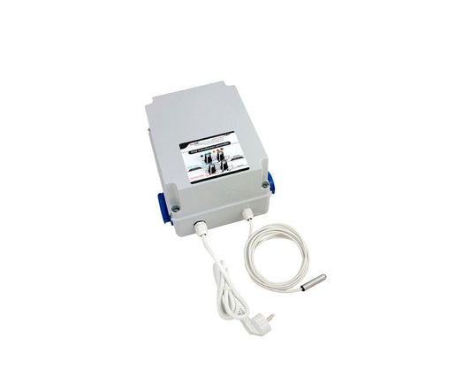CONTROLADOR DE TEMPERATURA Y HUMEDAD CON TRANSFORMADOR 2A Y 1 VENTILADOR