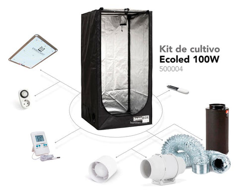 kit-de-cultivo-ecoled-100w armarios invernaderos plastico 