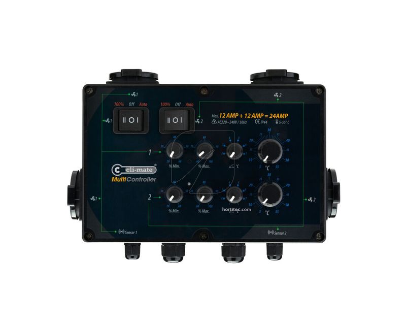 cli-mate-multi-controller revoluciones potencimetro motor extractor enchufe