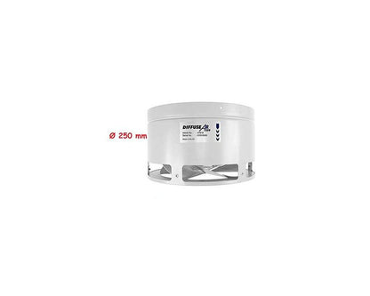 difusor-aire-250mm-rvk aire fuerza aspas ventilador 